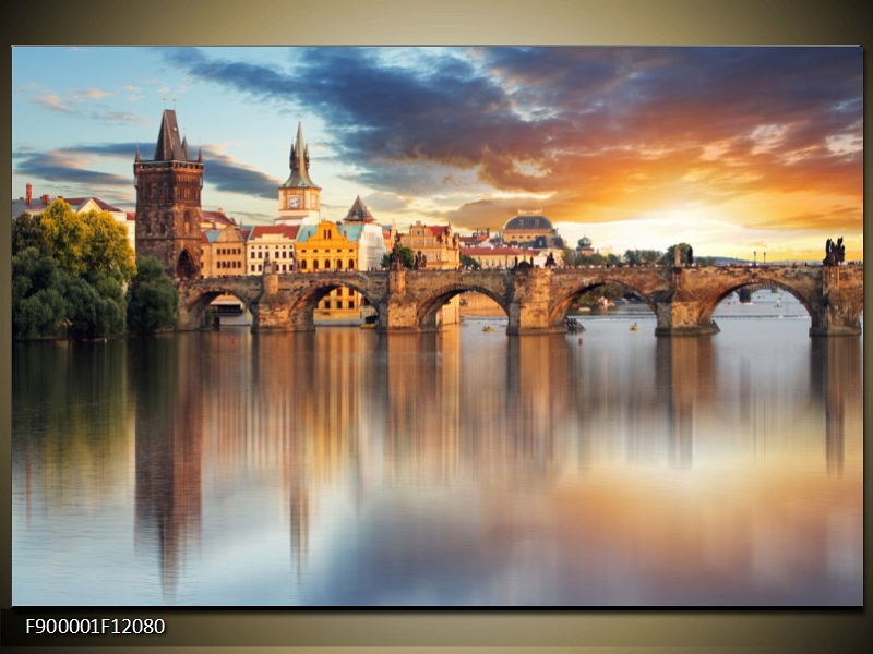 Moderní obraz Praha - Karlův most (AKCE) - 1 dílný