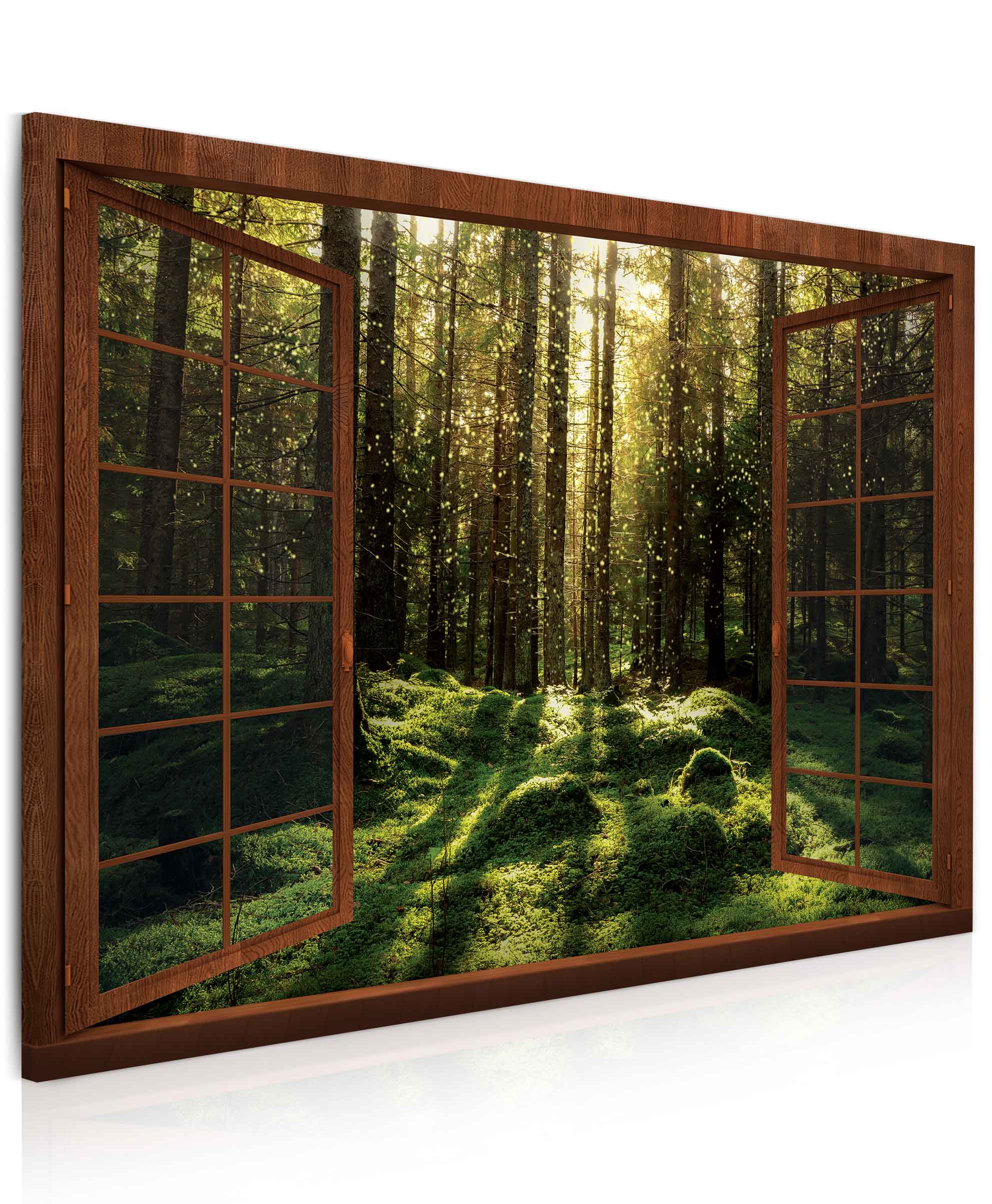 3D Obraz Kouzelný mechový les 120x80  cm