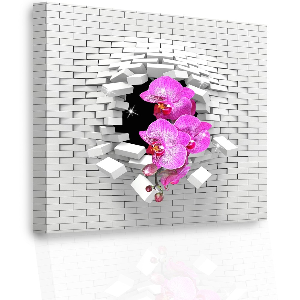 3D obraz Orchidej 80x80  cm