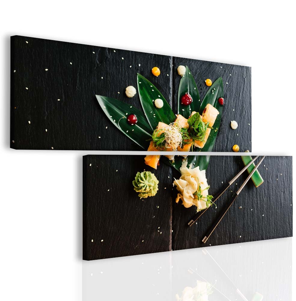 Dvoudln obraz sushi 174x100  cm
