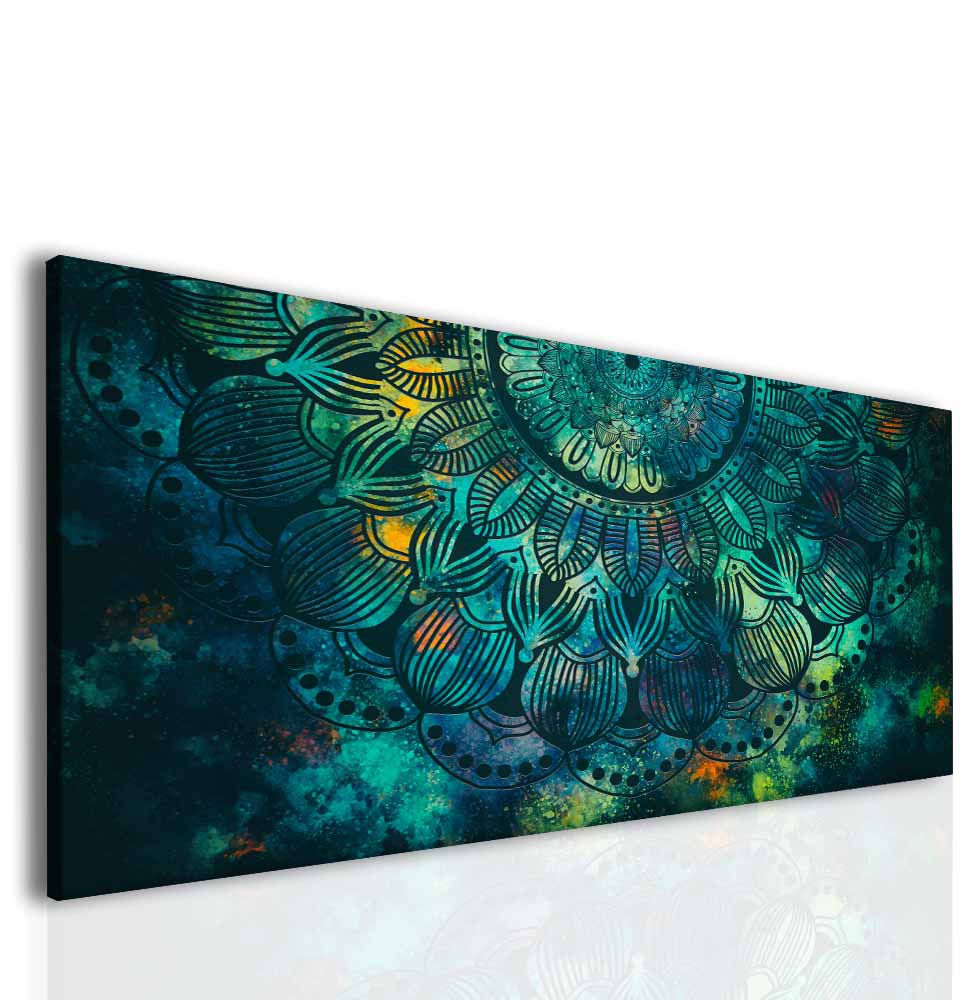Mandala tyrkysov dn 150x80  cm