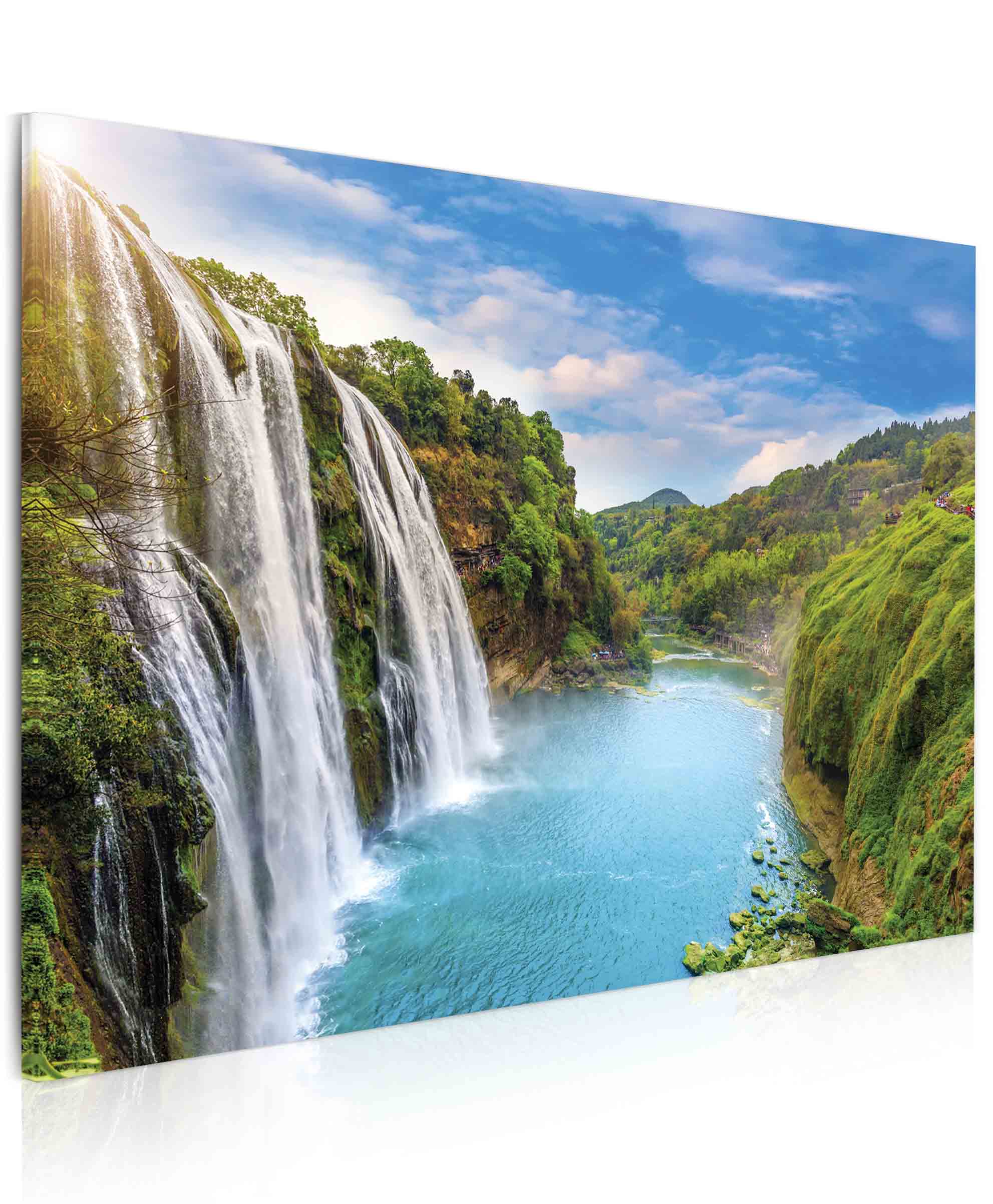 Obraz nsk vodopd 120x80  cm