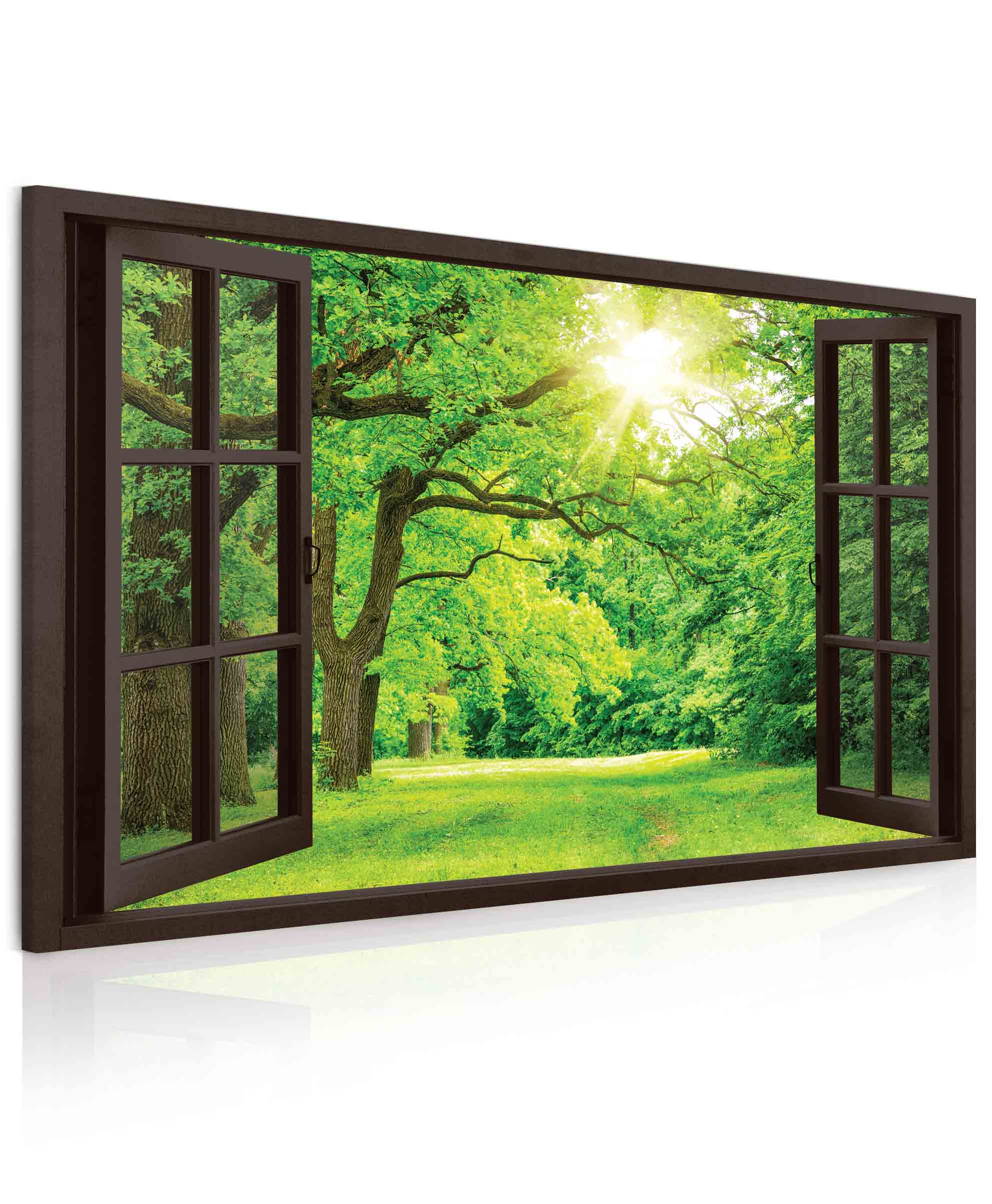Obraz jarn svest za oknem 90x60  cm