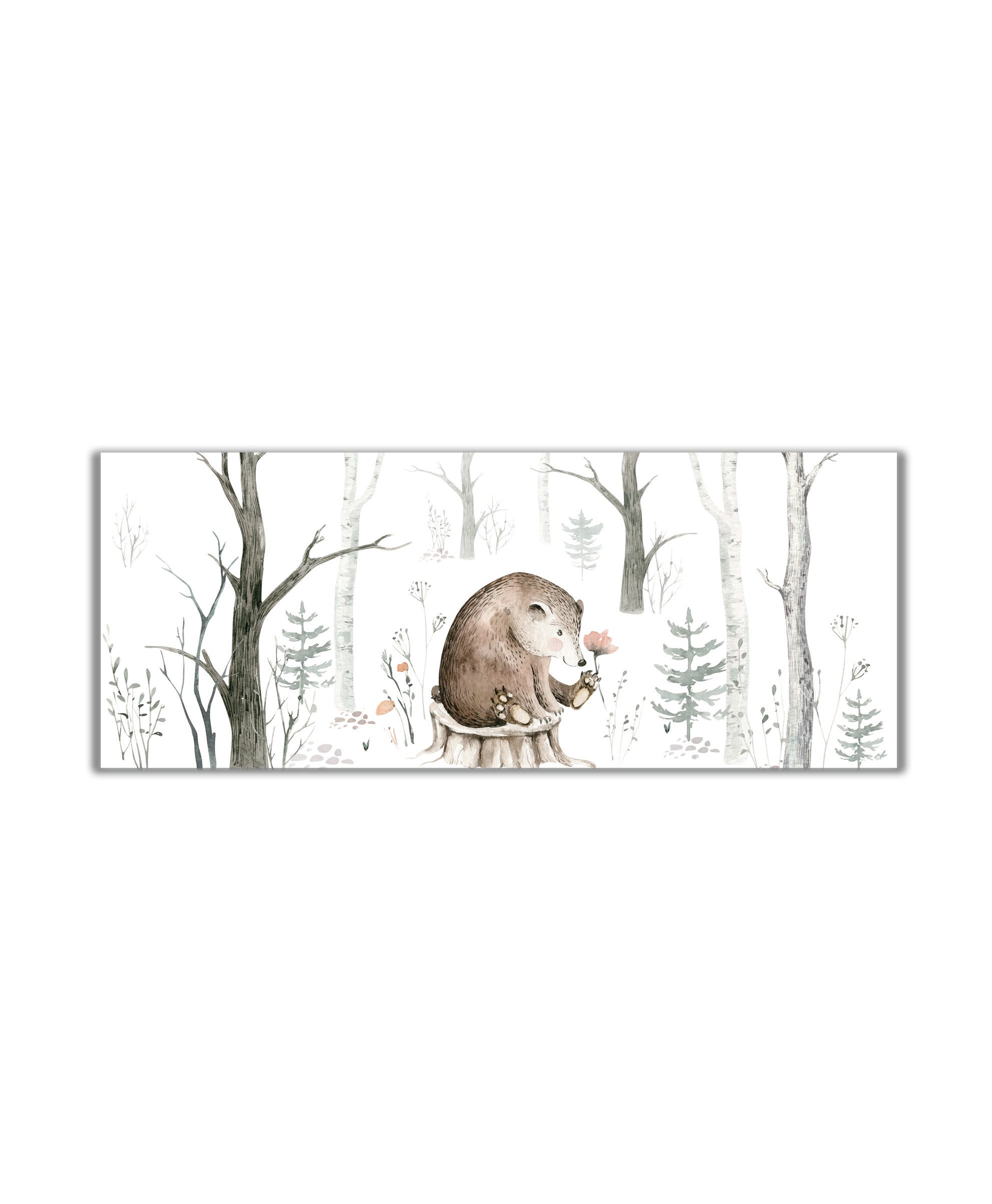 Obraz Malovaný medvídek 130x60  cm