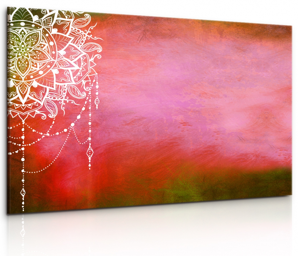 Obraz Mandala červeného potěšení 90x60  cm