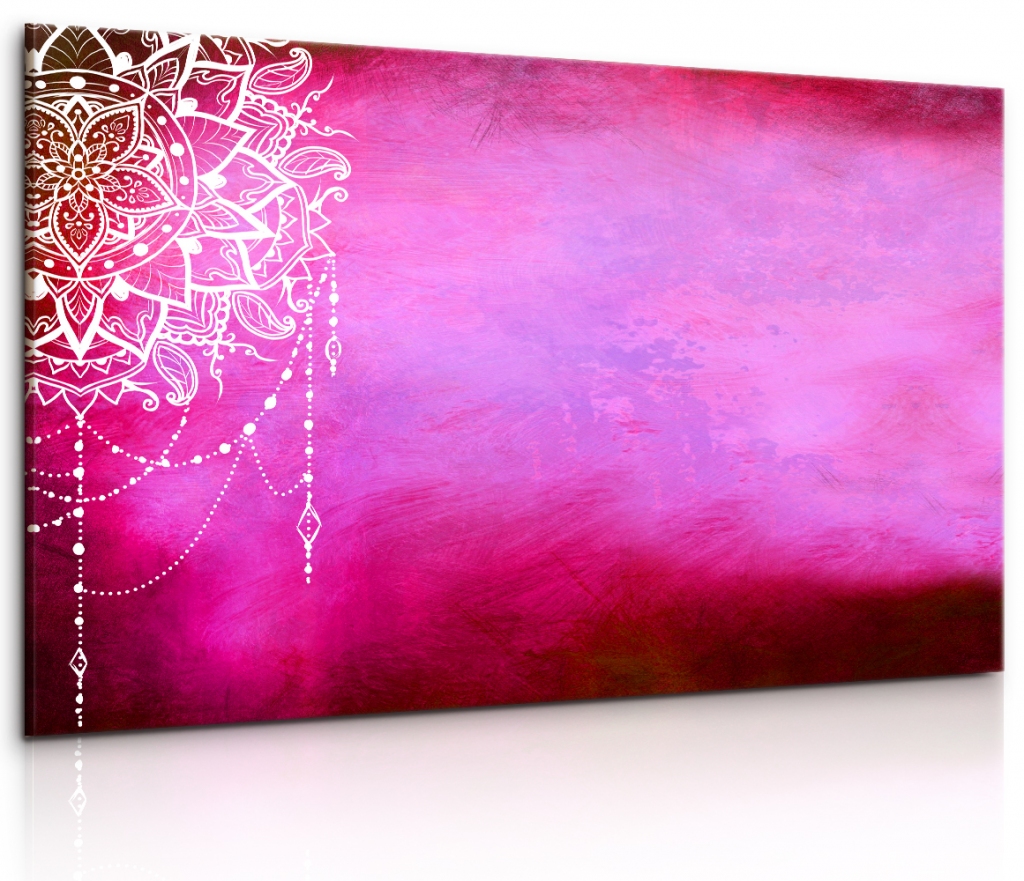 Obraz Mandala růžového potěšení 120x80  cm