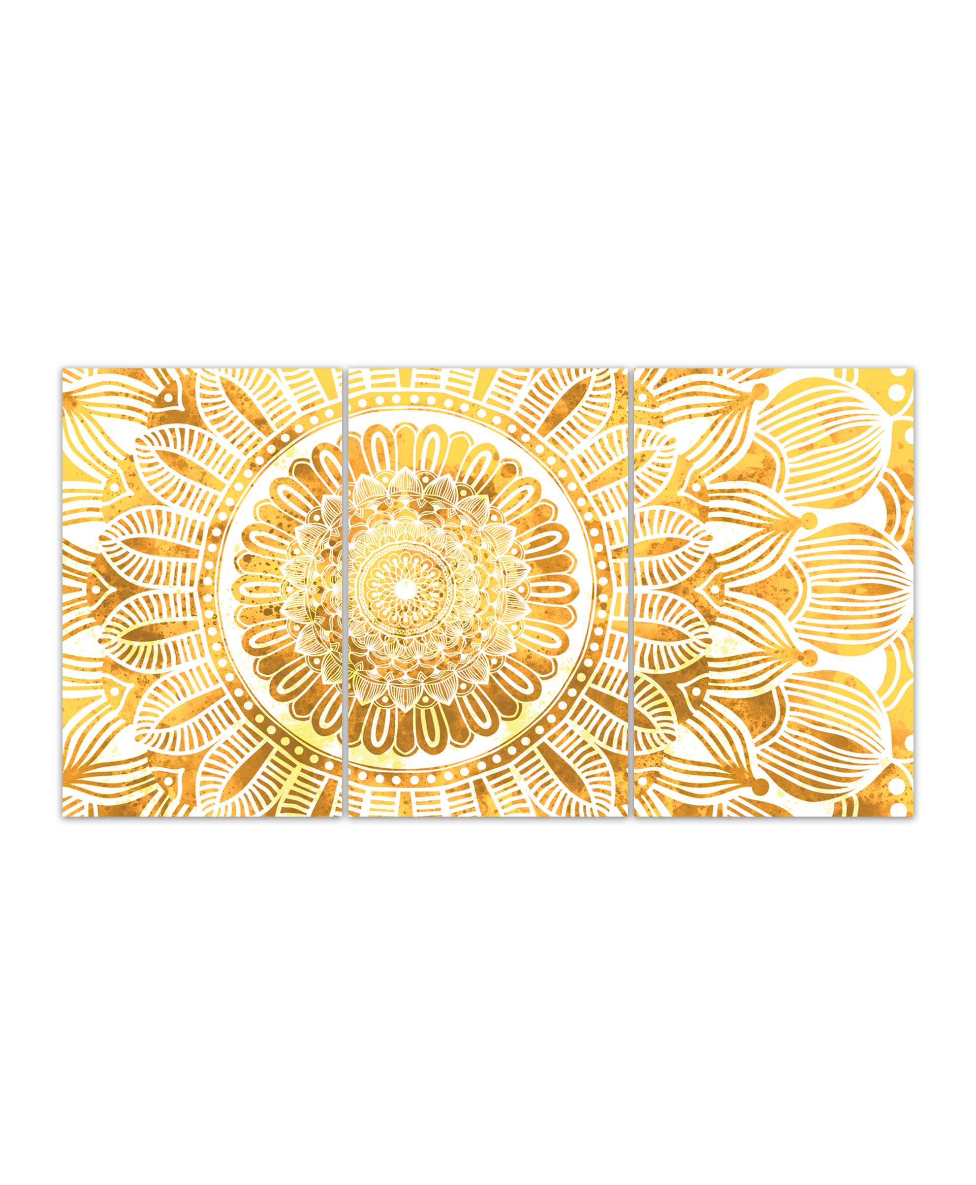 Obraz mandala zlat slunce 90x60  cm, 3 dly