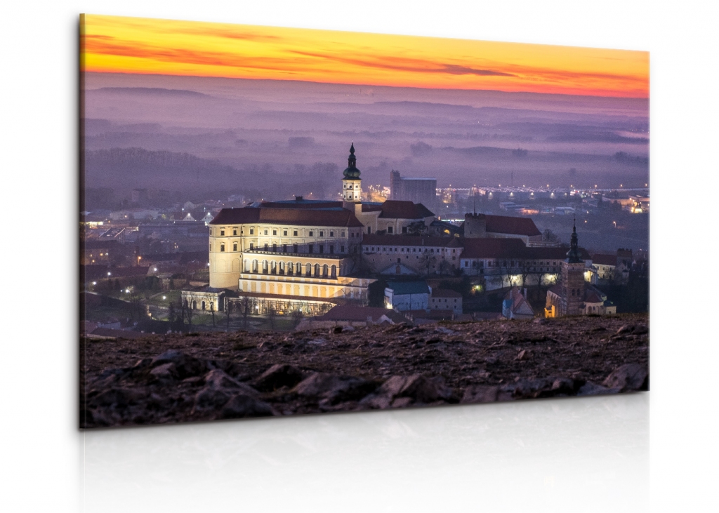Obraz Mikulov zmeck vrch 90x60  cm