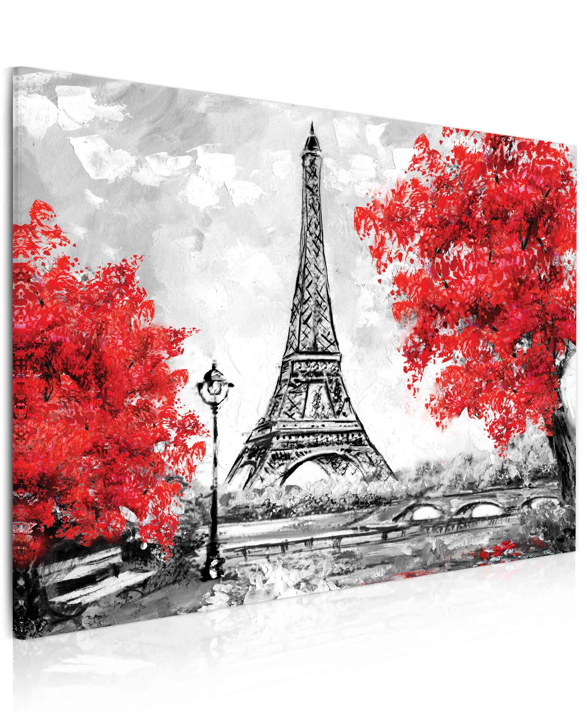 Obraz na plátně reprodukce Paříž 50x40  cm