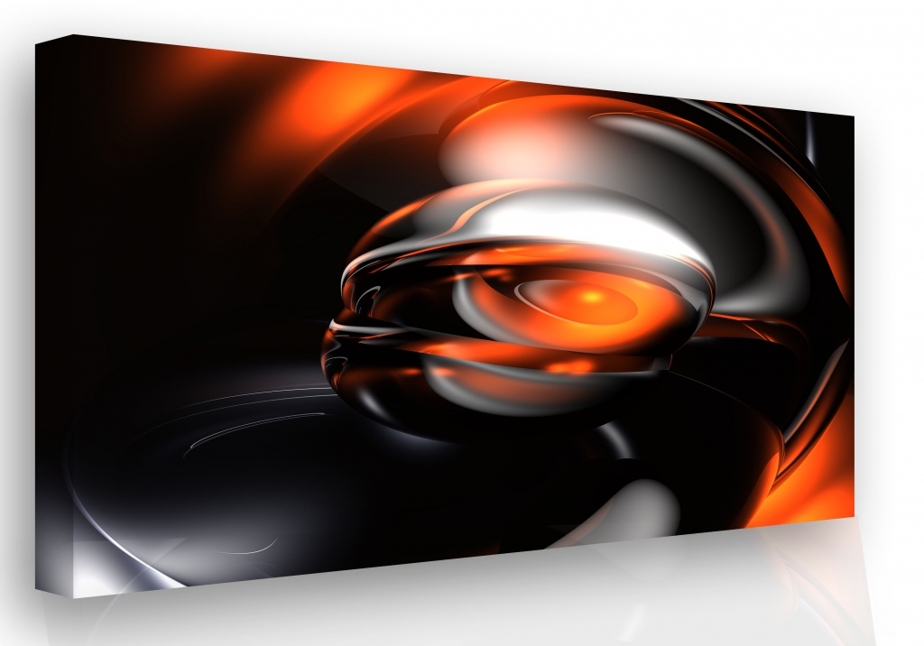 Obraz na stnu Oranov fantazie 150x100  cm