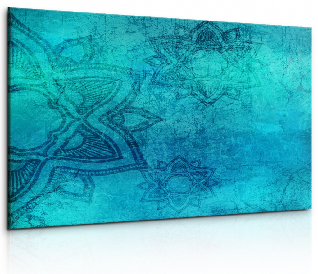 Obraz Nebesky modrá mandala 120x80  cm