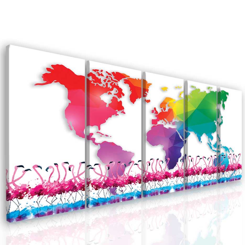 Obraz plameci 150x60  cm