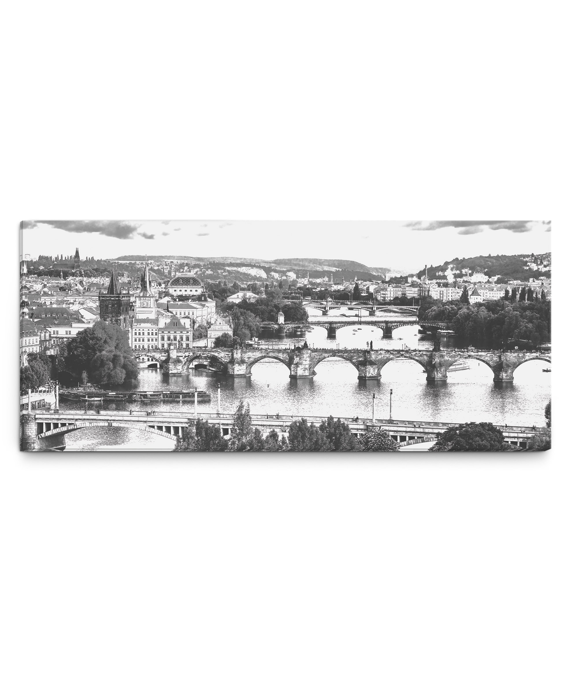 Obraz Praha tužkou 130x60  cm
