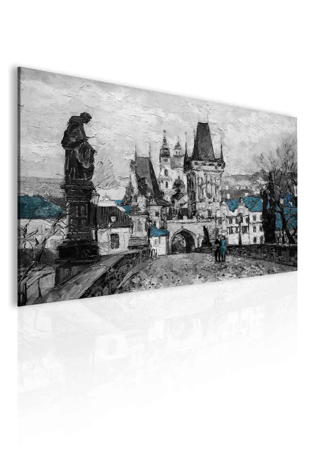 Obraz - Reprodukce Praha Karlův most III 60x40  cm