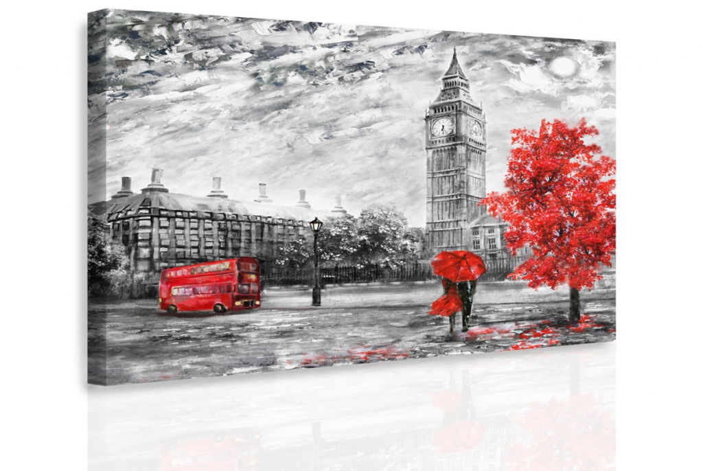 Obraz romantick Londn 60x40  cm
