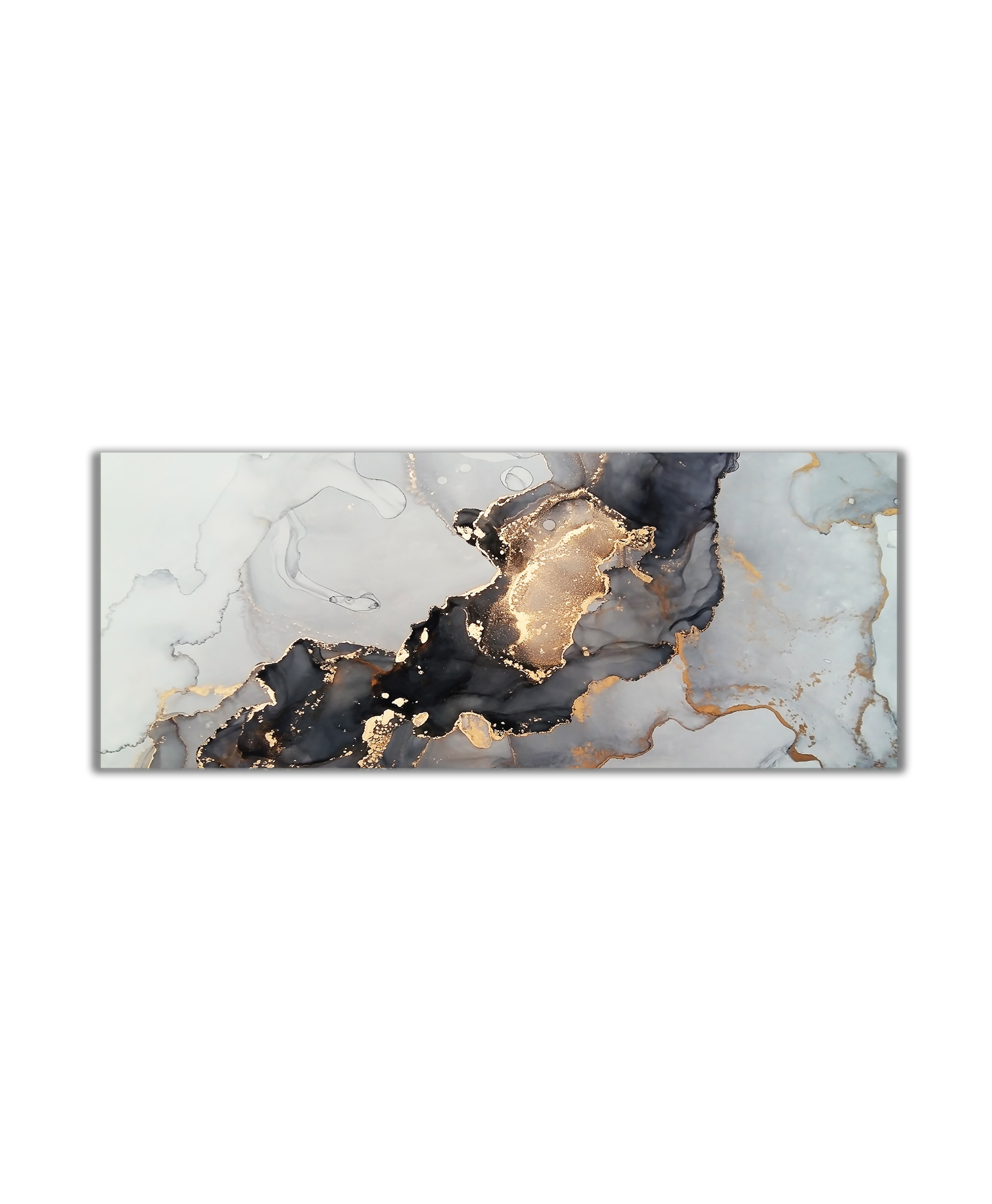 Obraz Šedozlatá pryskyřice 180x80  cm