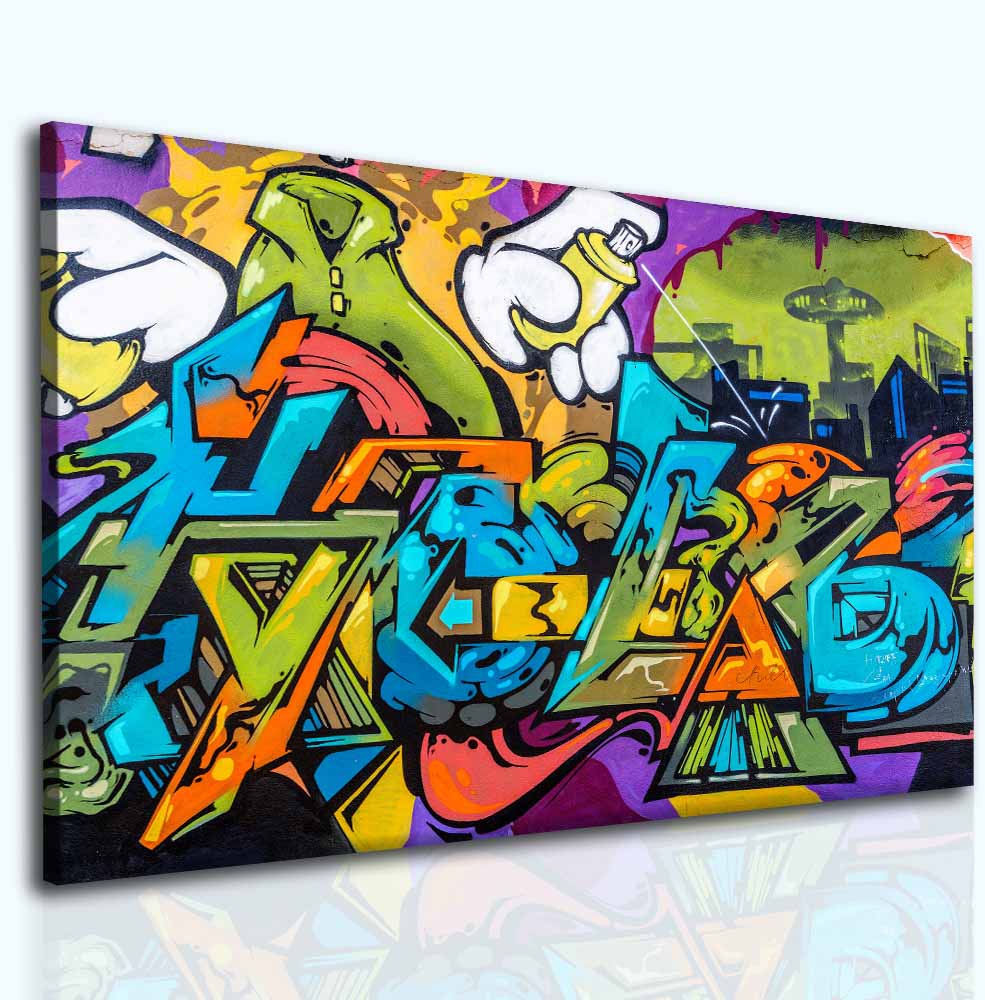 Obraz street art 60x40  cm