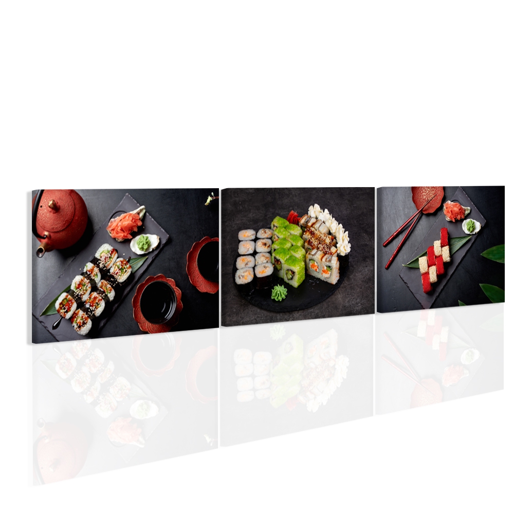 Obraz sushi 180x40  cm