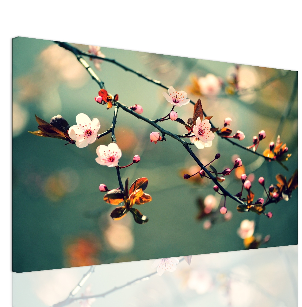 Obraz teov kvt 120x80  cm
