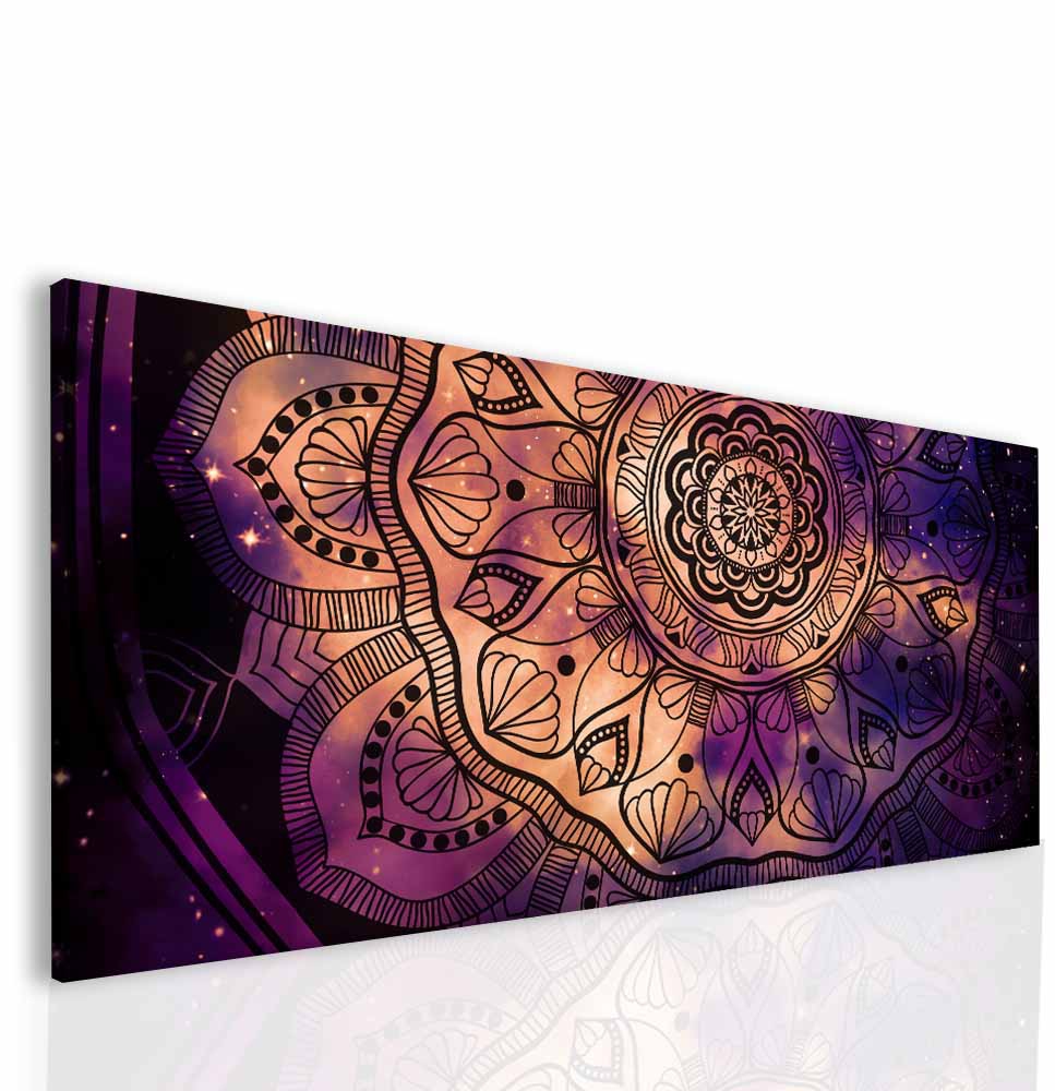 Obraz Ultra violet mandala 150x70  cm