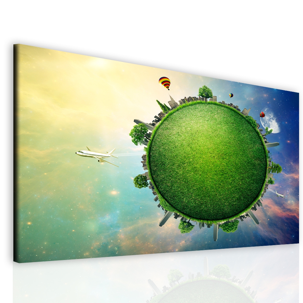 Obraz Zelen planeta 120x80  cm