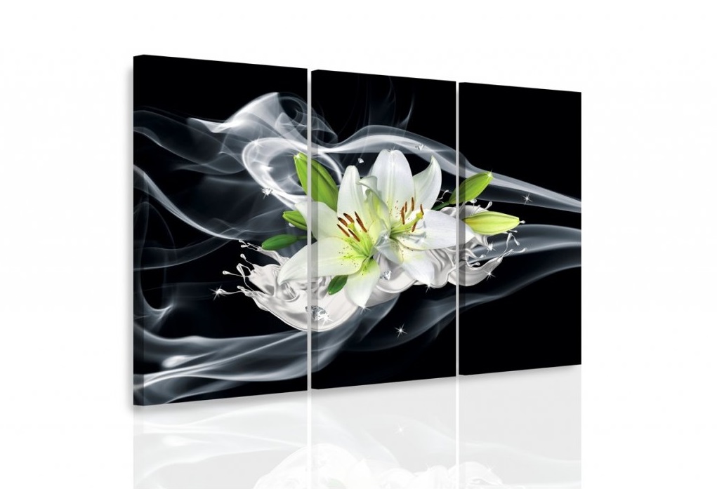 Vcedln obraz - Lilie a diamanty 90x60  cm