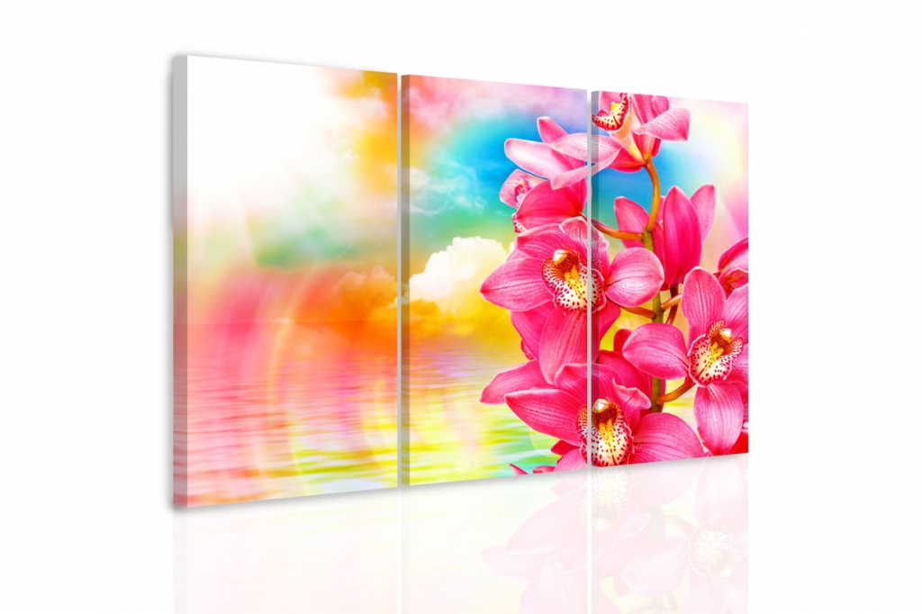 Vcedln obraz - Orchidej 90x60  cm