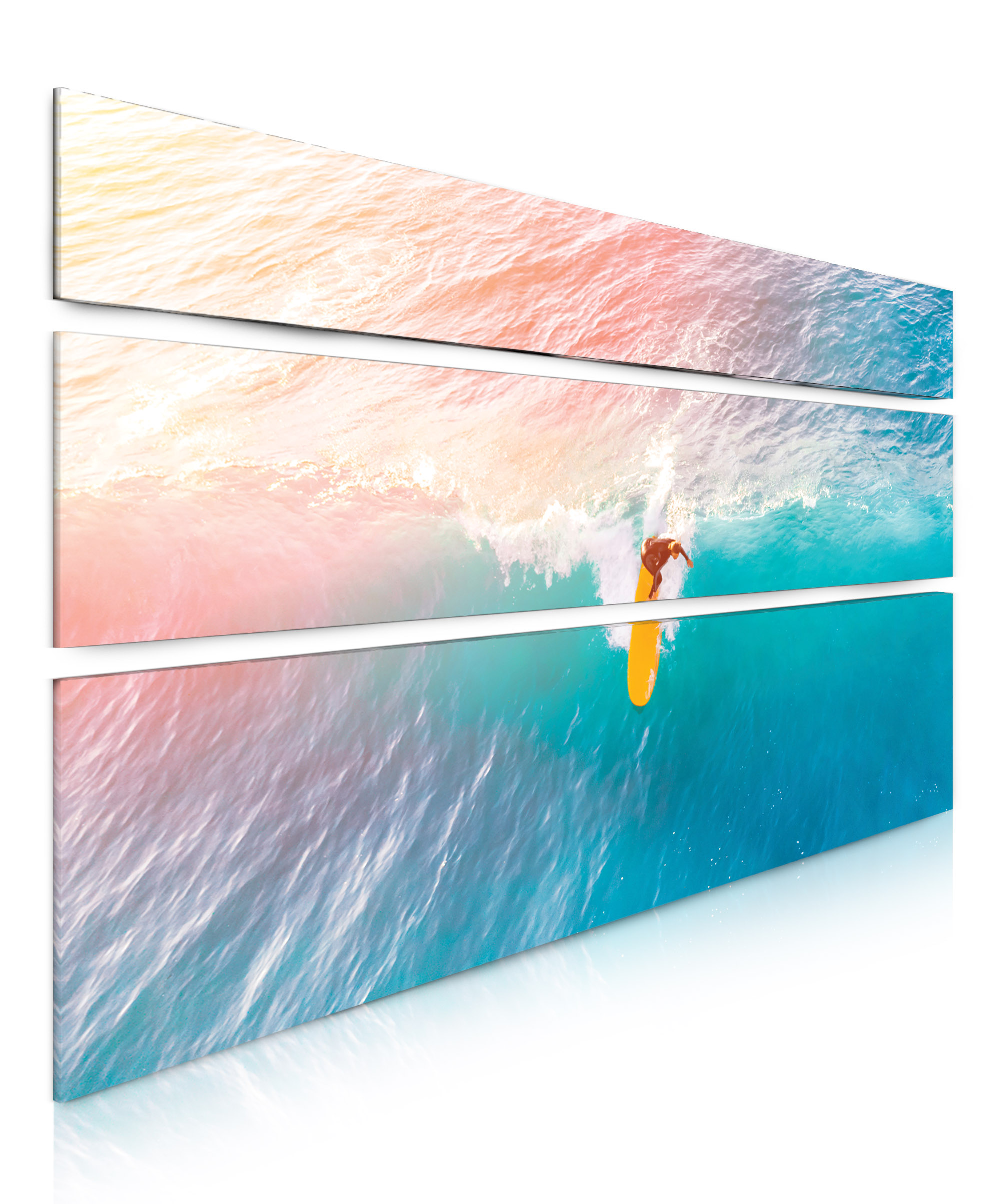Vícedílný obraz Surfař 130x80  cm, 3 díly