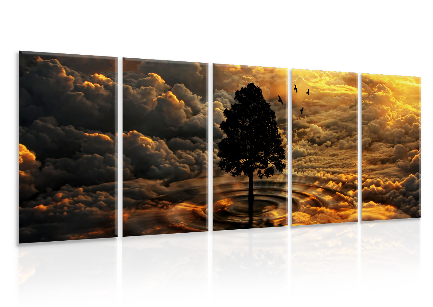 Vcedln obraz - Voda a vzduch 150x60  cm