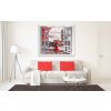 3D obraz Lska v Londn za oknem 100x80  cm