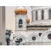 3D obraz Moskva za oknem 150x130  cm