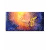 Abstraktní obraz andělská pomoc 150x75  cm, 5 dílů