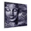 Abstraktn obraz fialov Buddha 150x70  cm, 5 dl