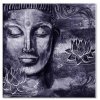 Abstraktn obraz fialov Buddha 150x70  cm, 5 dl