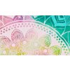 Dvoudln obraz Barevn mandala 100x60  cm, 2 dly
