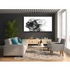Obraz abstraktn Kouov dma 180x90  cm