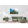 Obraz hrad Bouzov 150x100  cm