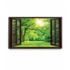 Obraz jarn svest za oknem 90x60  cm