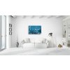 Obraz kapky vody - pampelika 90x60  cm