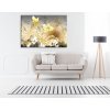 Obraz Kvty ve zlatch tazch 120x80  cm