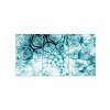 Obraz Ledové modrá mandala 150x70  cm, 5 dílů