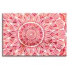 Obraz mandala erven slunce 150x100  cm