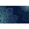 Obraz Mandala modr 150x60  cm