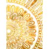Obraz mandala zlat slunce 80x120  cm