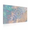 Obraz Modro-zlatá mandala 50x50  cm, 4 díly