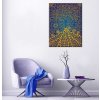 Obraz Modro-zlat kouzeln strom 60x90  cm