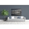 Obraz na stnu Dm v zim 150x100  cm