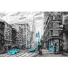 Obraz New York modr reprodukce 150x100  cm