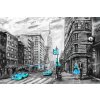 Obraz New York modr reprodukce 90x60  cm