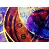 Obraz orloj abstrakce 60x90  cm
